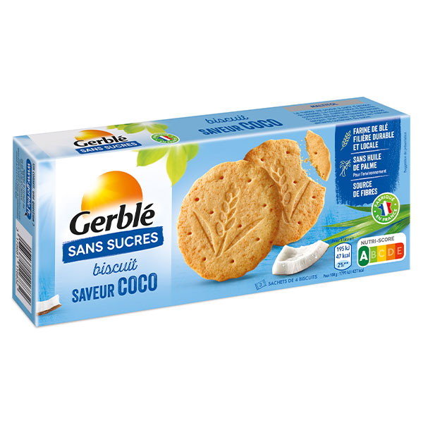 Sans Sucres Biscuit Coco 132g