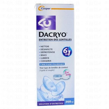 Dacryo Solution d'entretien des lentilles flacon 360ml