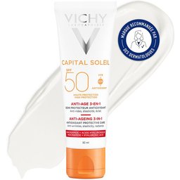 Capital Soleil Anti-âge 3-en-1 Spf50 Tube 50ml