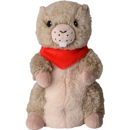 Bouillote Cozy Peluche Marmotte 1ut