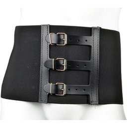 Ceinture H20cm Noir 90cm