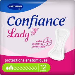 Lady Protections Anatomiques 2 gouttes 12 unités