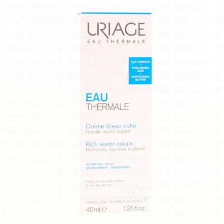 Eau thermale Crème d'eau riche tube 40ml