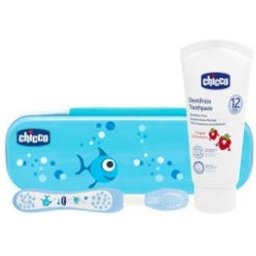 Set dentaire bleu 12M+