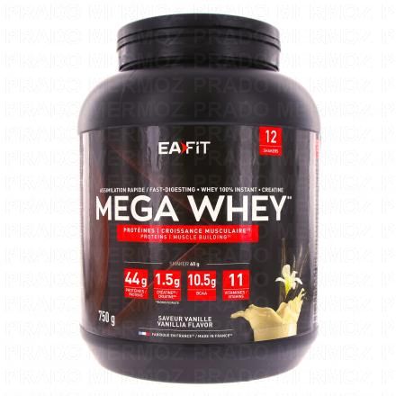 Mega whey goût vanille pot de 750gr