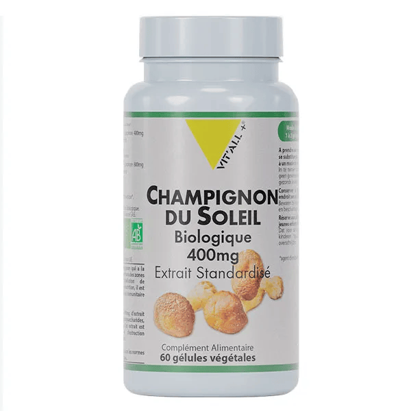 Champignon du Soleil Bio 400mg 60 gélules végétales