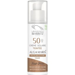 Crème Solaire Visage Teintée Dorée SPF50 50ml