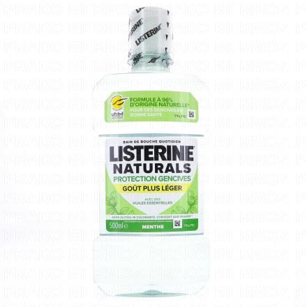 Naturals Bain de bouche protection gencives gout plus léger menthe 500ml