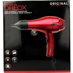 Original Dreox Sèche-cheveux Rouge 2000W 1ut