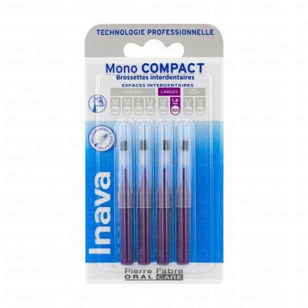 Mono compact - Brossettes interdentaires ISO5 larges 1.8mm pack de 4