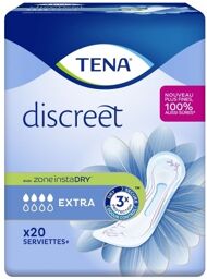 Discreet Extra - 12 paquets de 20 protections