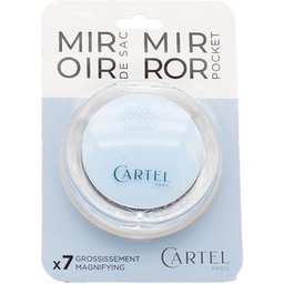 Vitry Cartel Miroir de Sac Rond Bleu 9cm x7 1 Unité