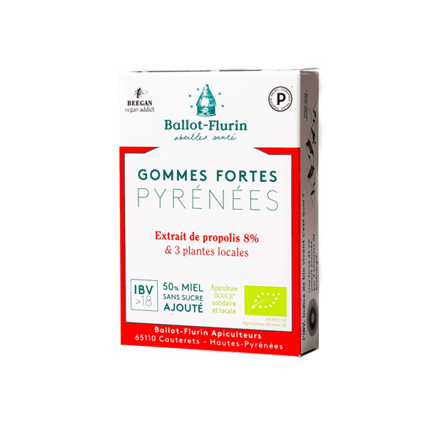 Propolis Gommes Fortes Pyrénées Gorge Bio 30g