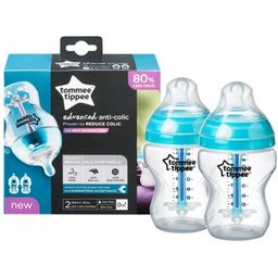 Pack Duplo Biberão Anticólicas Azul 2x260ml