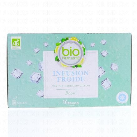 Infusion Froide Bio Saveur Menthe Citron Boost x20 sachets
