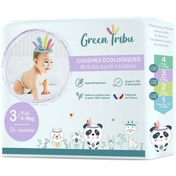 Tribu Couches Écologiques Bébé Mini Taille 3