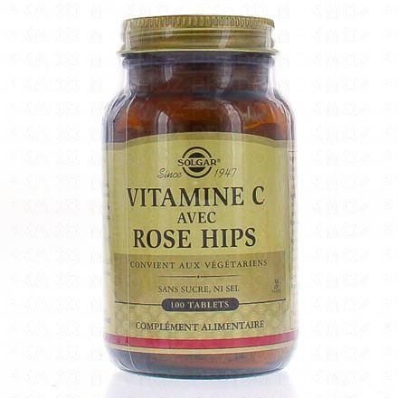 VItamine C 500 avec rose hips x100 comprimés