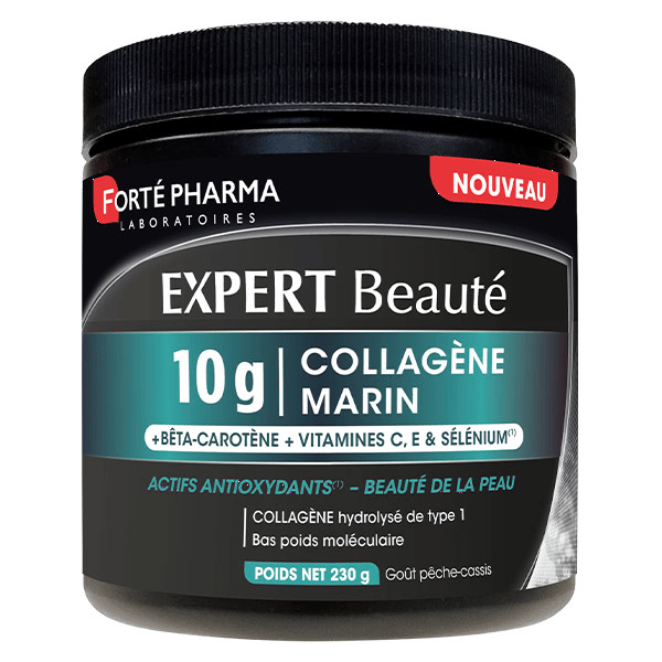 Expert Beauté Collagène Marin 10g Vitamines C E Sélénium 220g