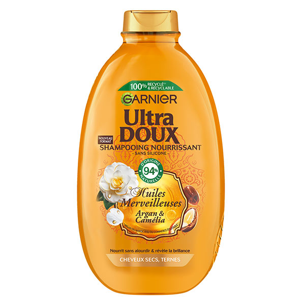 Ultra Doux Shampooing Huiles Merveilleuses Nourrissant 600ml