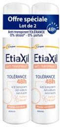 Anti-Transpirant Tolérance 48 H Peaux Sensibles 2 x 150 ml - Lot 2 x 150 ml