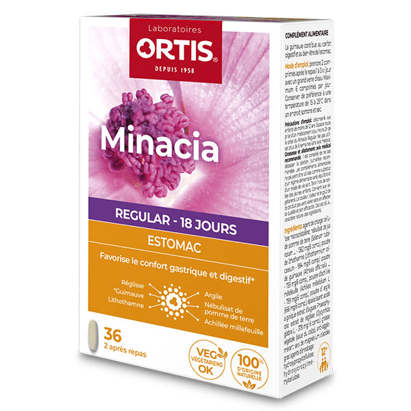 Digestion Minacia Régular Estomac 36 comprimés