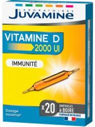 Vitamine D 20 Ampoules - Boîte 20 ampoules de 5 ml