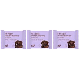 Brownie protéiné végan