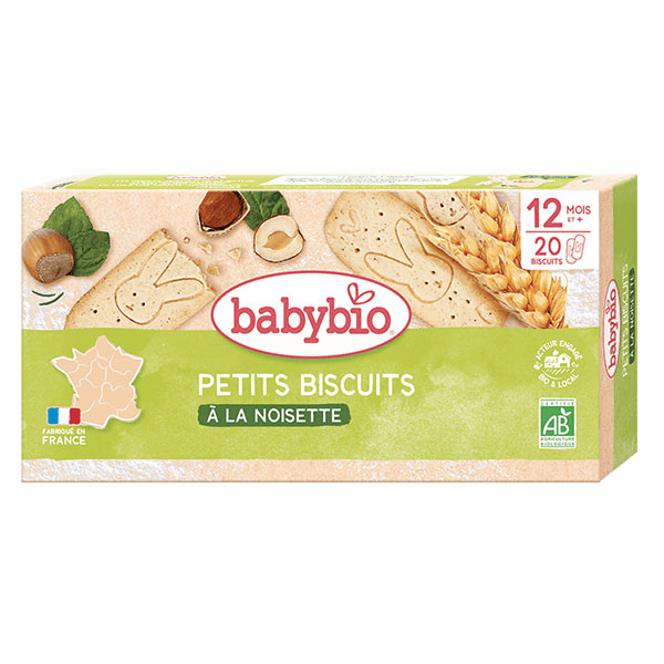 Biscuits Noisette +12m Bio 160g