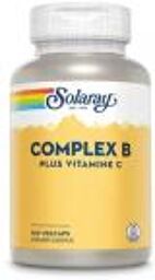 Complex B Plus Vitamine C 100 VegCaps - Pot 100 VegCaps