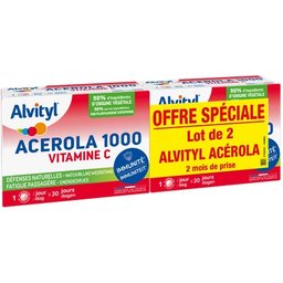 Alvityl Acerola 1000 2x30 Comprimés À Croquer
