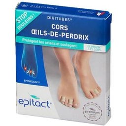 Epitact Digitubes Cors Oeils de Perdrix Taille S 1 Paire