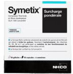 Symetix Surcharge Pondérale 56 Gélules + 56 Capsules - Lot 1 pot de 56 gélules + 1 pot de 56 capsules