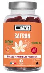 Safran Goût Fruits Rouges 60 Gummies - Pot