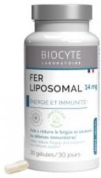 Longevity Fer Liposomal 30 Gélules - Boîte 30 gélules