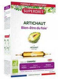 Artichaut Bio 20 Ampoules - Boîte 20 ampoules de 10 ml