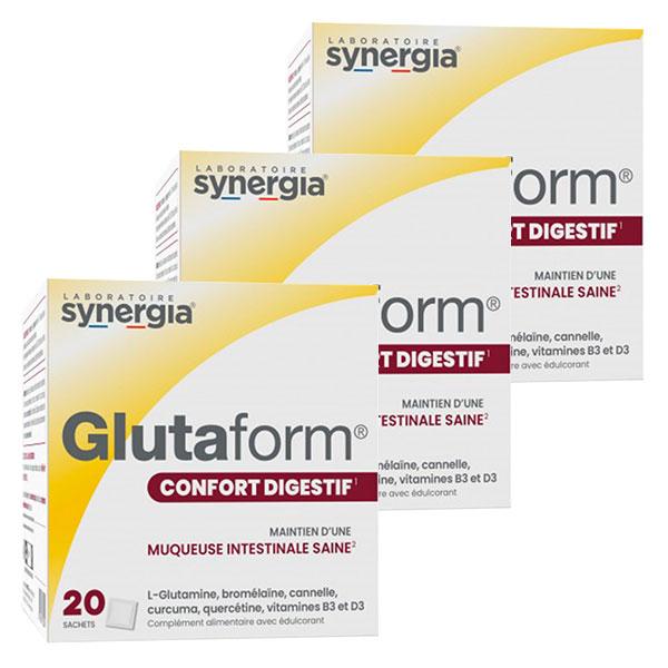 Glutaform 20 sachets - Lot de 3