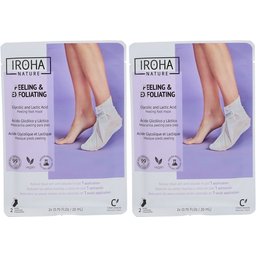 Nature Chaussettes de gommage et d'exfoliation à l'acide glycolique