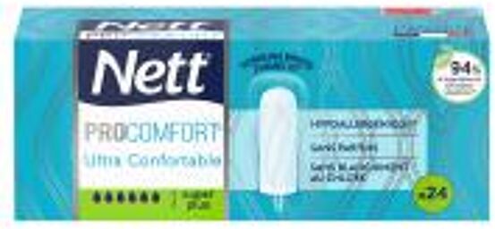 Tampons ® Procomfort Tampon Sans Applicateur Super Plus Boite de 24 - Boîte 24 Tampons
