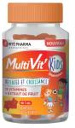 MultiVit'Kids Dédense et Croissance 60 Gummies - Pot 60 gummies