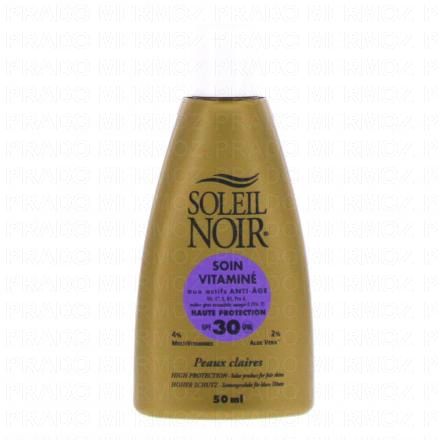 SOLEIL NOIR Soin vitaminé SPF 30 Flacon 50ml flacon 50ml