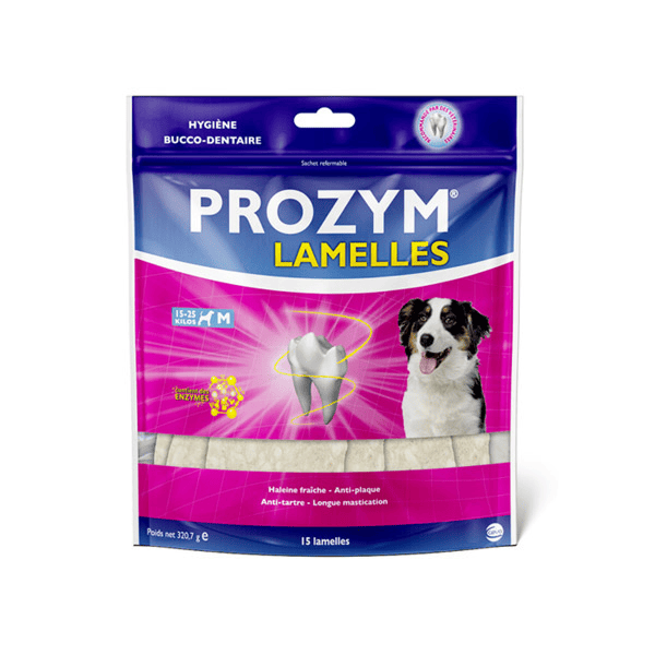 Lamelles à Mâcher Chien M (15-25kg) 15 unités