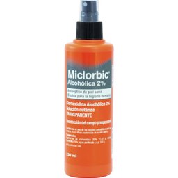 Chlorhexidine Alcoolique 2% Incolore Spray 250ml