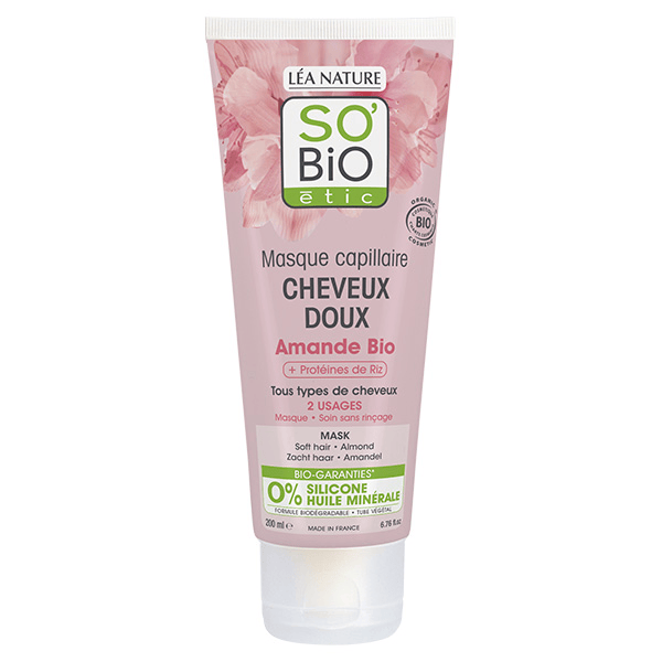 So'Bio Étic Masque Crème Cheveux Doux Amande Bio 200ml