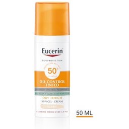 Sun Oil Control Dry Touch Gel-Crema Tono Claro SPF50+ 50ml