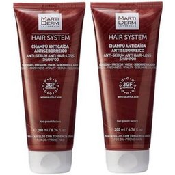 Hair System Champú Anticaída Antiseborreico 2x200ml