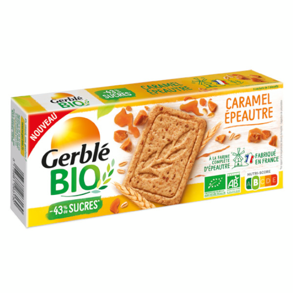 Vitalité Sablés Caramel Épeautre Bio 130g