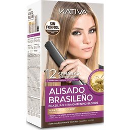 Kit Alisado Brasileño Cabellos Rubios