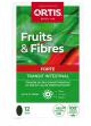 Fruits & Fibres Forte Favorise le Transit Intestinal 12 Comprimés - Boîte 12 comprimés