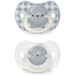 Pacifier Silicone T. Fusion physiologique 4-18m 2 Unités