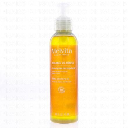 Source de roses - Huile lactée démaquillant flacon 145ml